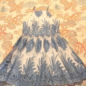 Blue Lace Altar’d State Dress